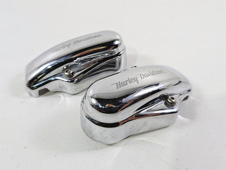 2005 Harley Softail FLSTFSE CVO Fat Boy Rear Chrome Axle Covers 44501-03 44500-03-Mototech271