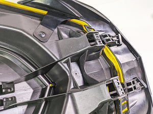 2010 Sea-Doo 4-Tec RXT 215 Yellow Hood Mirror Cover Set 269501796 295501131