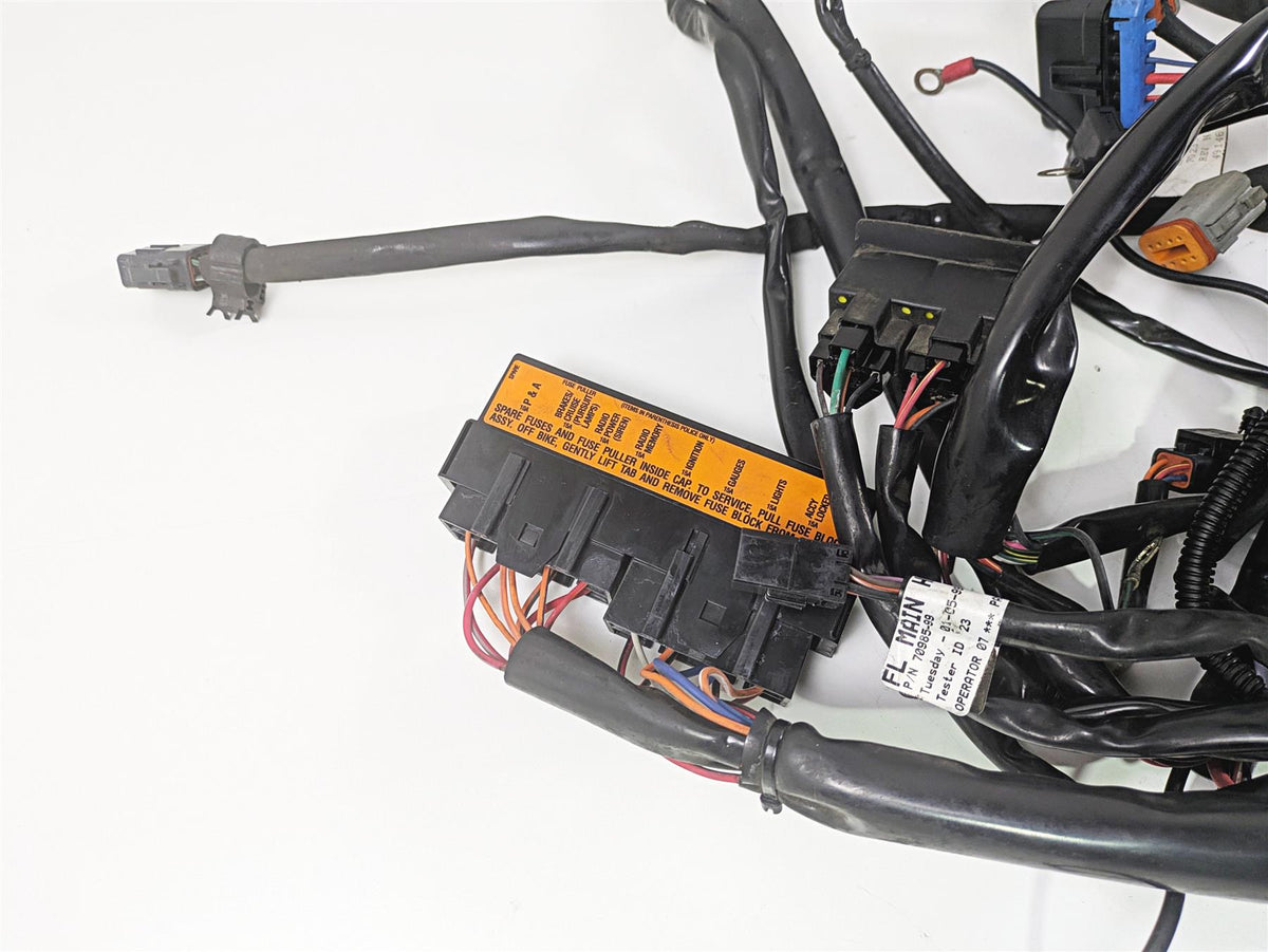 1999 Harley Touring FLHTCUI E-Glide Main Wiring Harness Loom EFI 70985-99 {{ shop.shopifyCountryName }} - Mototech271