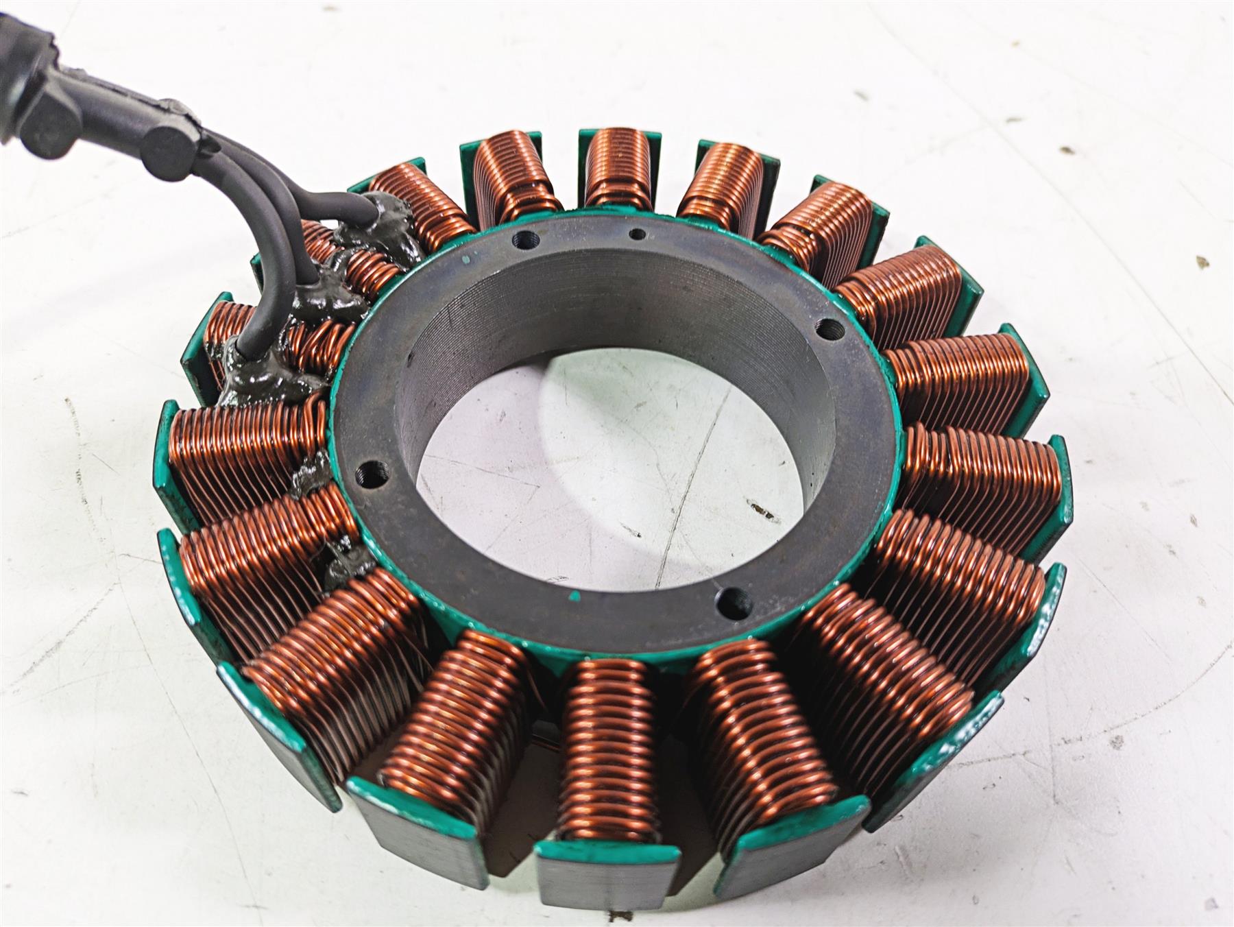 2007 Harley Touring FLHTCU SE CVO E-Glide Stator 3-Phase, 50 Amp 29987-06D {{ shop.shopifyCountryName }} - Mototech271