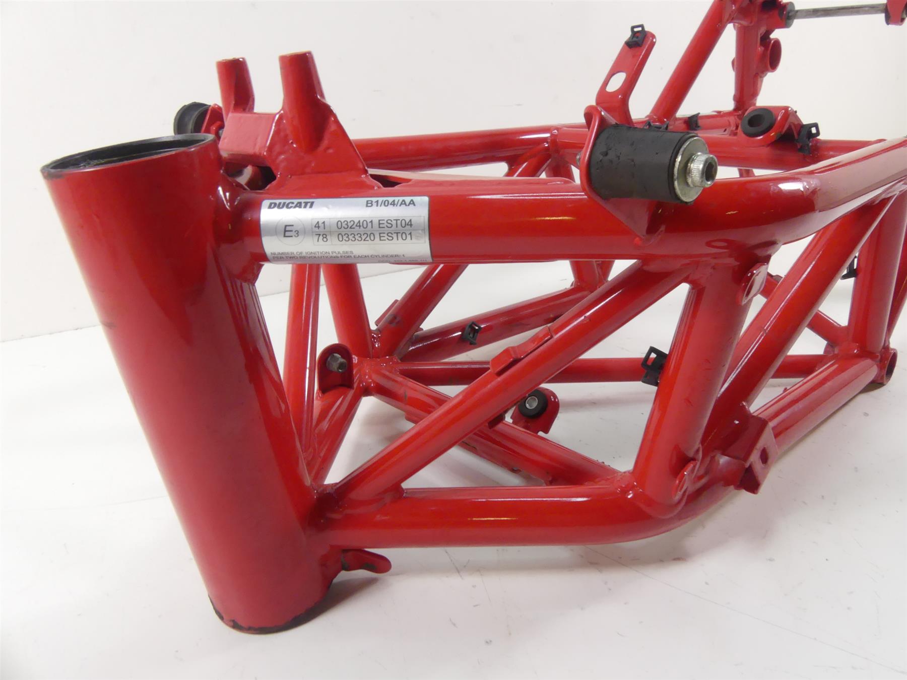 2011 Ducati Hypermotard 1100 SP Main Frame Chassis Slvg 47017011BA {{ shop.shopifyCountryName }} - Mototech271