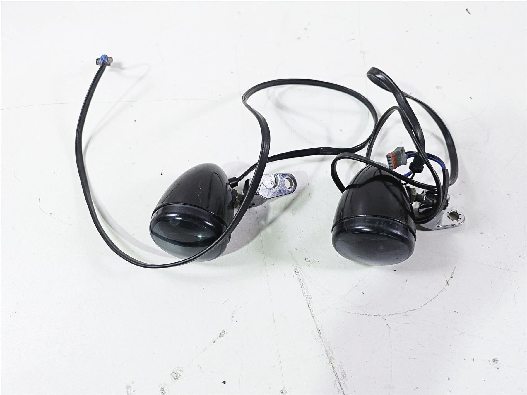 2017 Harley FLS Softail Slim Front Smoked Blinker Turn Signal Set -Read 67800523 {{ shop.shopifyCountryName }} - Mototech271