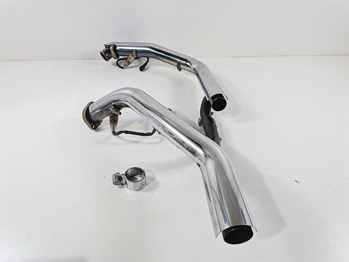 2008 Harley FXDSE CVO Dyna Nice Exhaust Header Heat Shield Set 65825-06 65631-06-Mototech271
