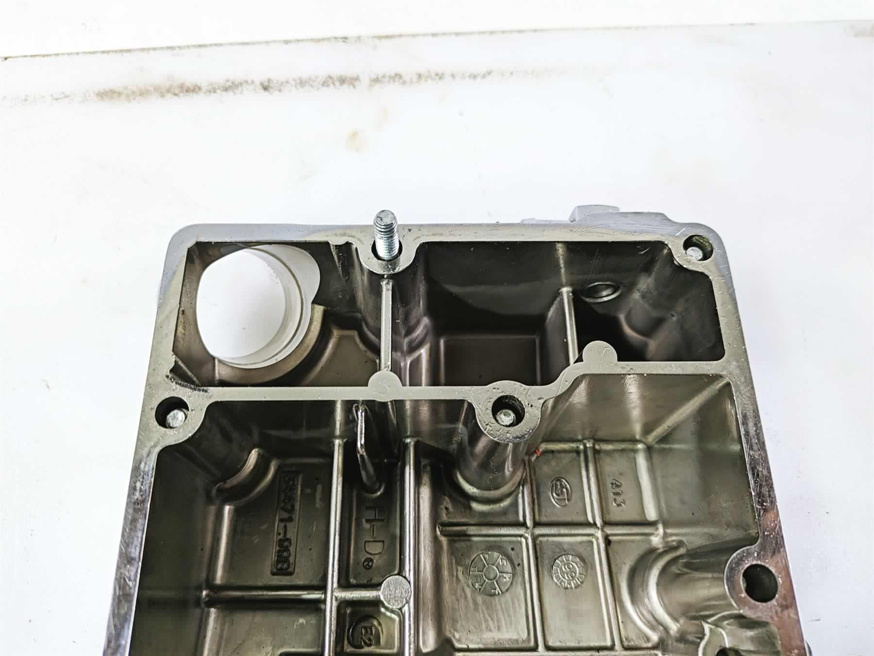 1999 Harley Dyna FXDL Low Rider Upper Trannsmission Chrome Cover 34471-99B {{ shop.shopifyCountryName }} - Mototech271