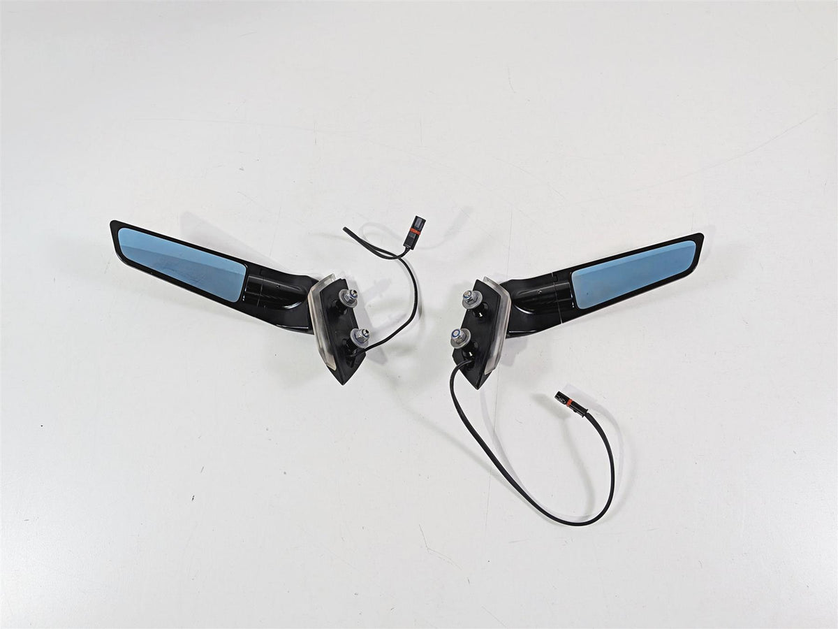 2022 BMW S1000RR K67 Left Right Adjustable Wing Stealth Mirror Turn Signal Set-Mototech271
