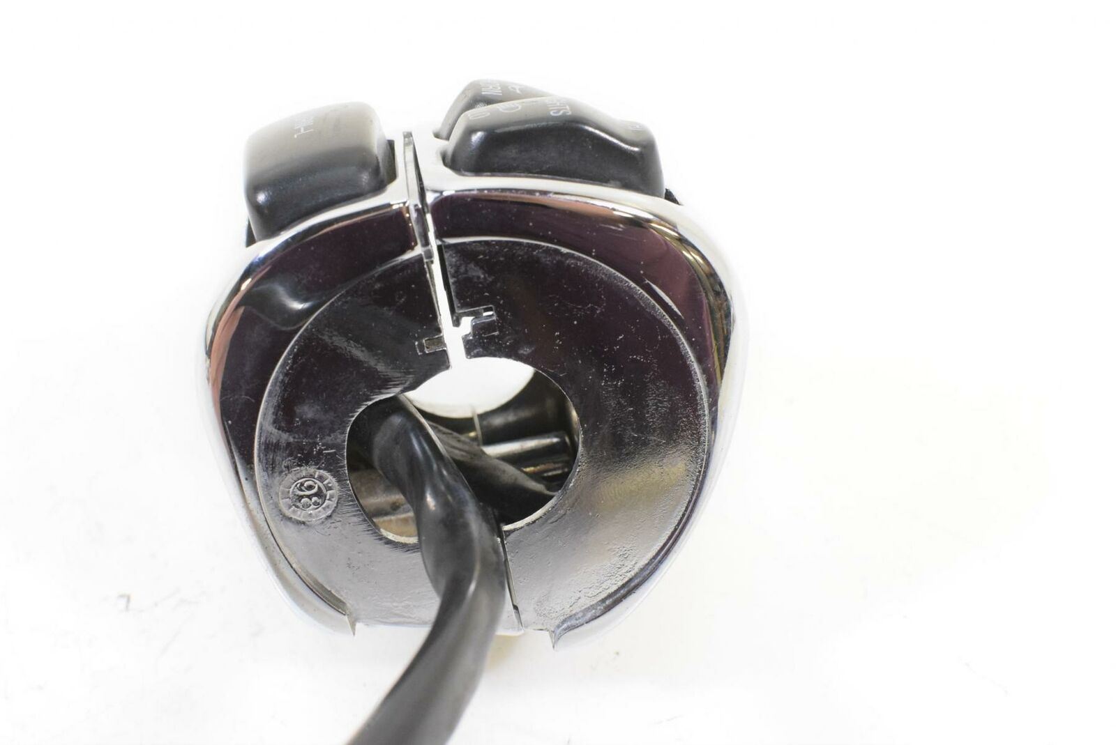 1999 Harley Sportster XL1200 Chrome Left Hand Light Control Switch 71682-06A {{ shop.shopifyCountryName }} - Mototech271