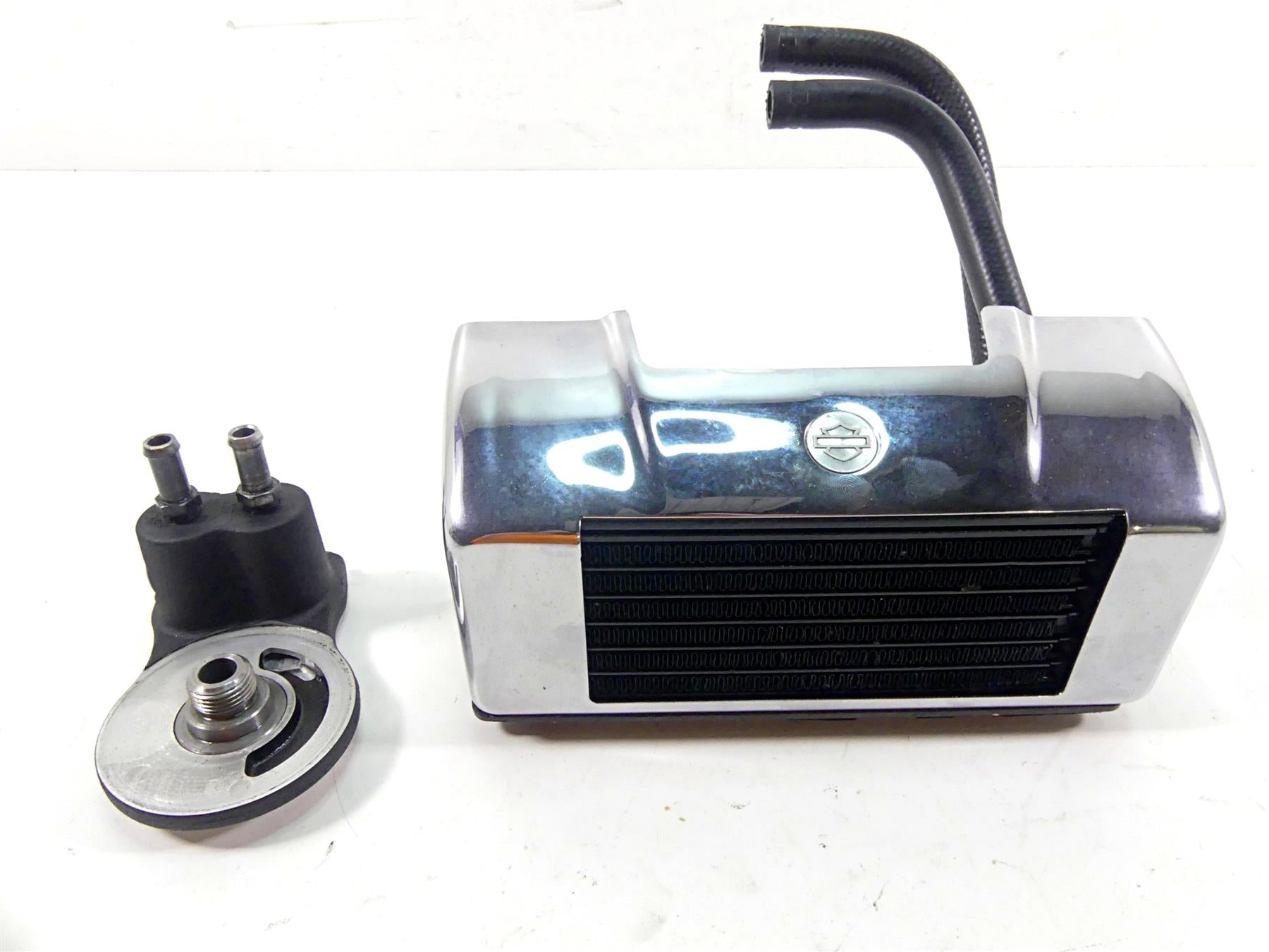2007 Harley Touring FLHRSE CVO Road King Oil Cooler Flange Cover Set 63068-07 {{ shop.shopifyCountryName }} - Mototech271