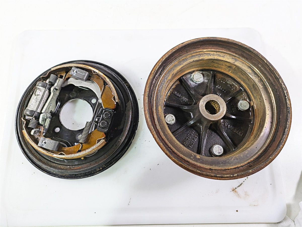 2010 Kawasaki 610 4x4 Mule Rear Left Full Drum Brake Set 41035-0061 41038-0018 {{ shop.shopifyCountryName }} - Mototech271