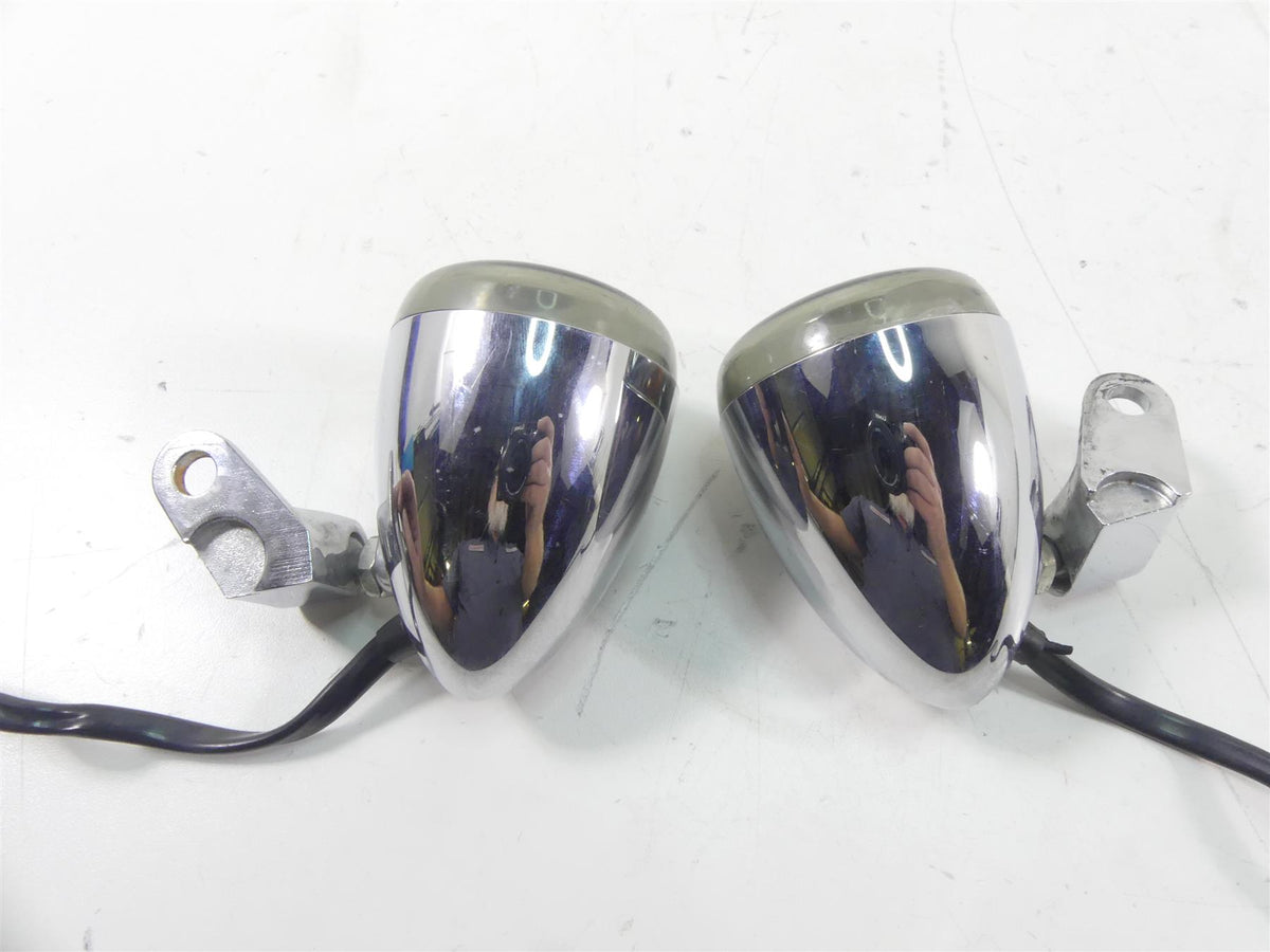 2007 Harley Touring FLHR SE CVO Road King Front Turn Signal Set - Read 68614-03 {{ shop.shopifyCountryName }} - Mototech271