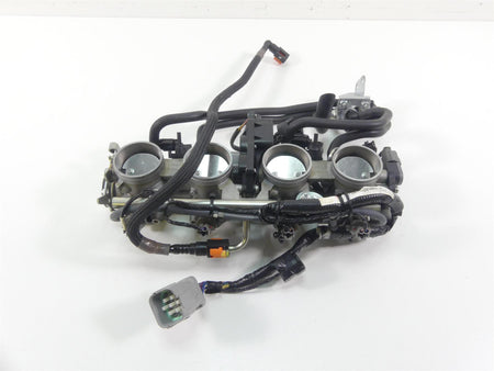 2012 Kawasaki ZX1400 ZX14R Ninja Throttle Body Bodies & Wiring Set 16163-0780 {{ shop.shopifyCountryName }} - Mototech271