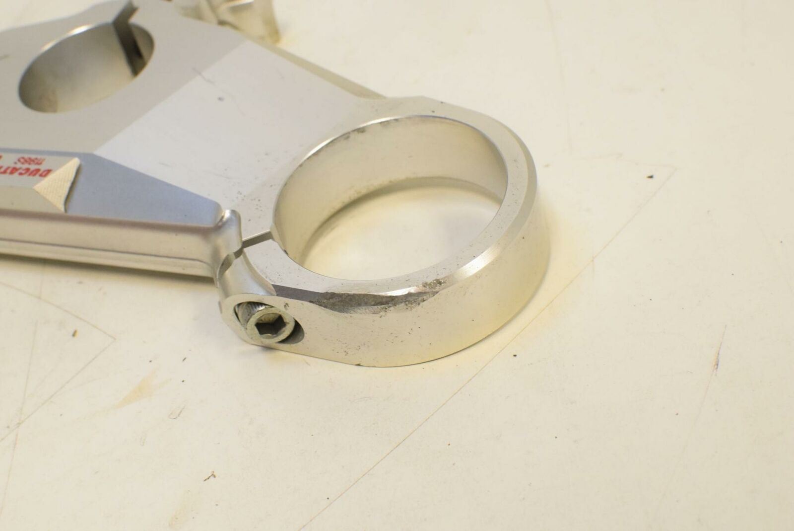 2010 Ducati 1198 S Corse Upper Triple Tree Steering Clamp #051 34110721A {{ shop.shopifyCountryName }} - Mototech271