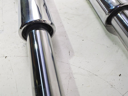 2007 Harley Touring FLHTCU SE CVO E-Glide Front Chrome Fork Leg Set 46621-06 {{ shop.shopifyCountryName }} - Mototech271