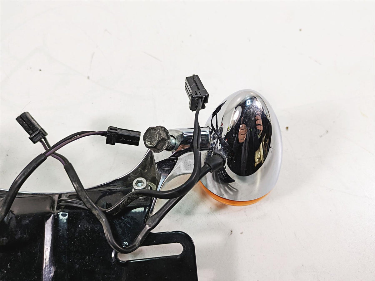 2012 Harley FLD Dyna Switchback Rear Blinker Turn Signal License Bar 68629-05 {{ shop.shopifyCountryName }} - Mototech271