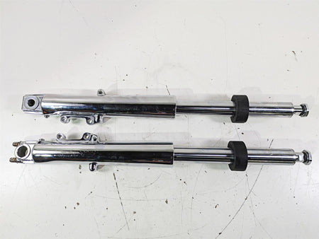2003 Harley Touring FLHTCUI E-Glide 100th Chrome Front Fork Legs 41mm 46495-02A {{ shop.shopifyCountryName }} - Mototech271