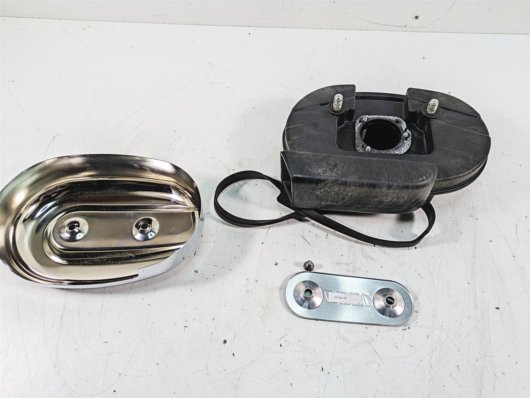 2007 Harley Sportster XL1200 C Air Filter Cleaner Breather Box Set 29369-07B {{ shop.shopifyCountryName }} - Mototech271