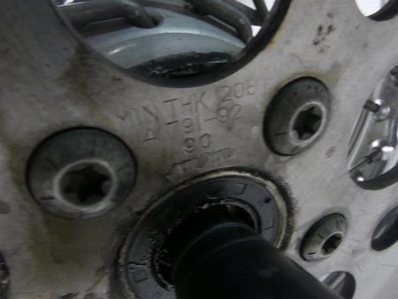 1999 Harley Dyna FXDL Low Rider Rear 16x3 Spoke Wheel Rim -Read 40975-86C {{ shop.shopifyCountryName }} - Mototech271