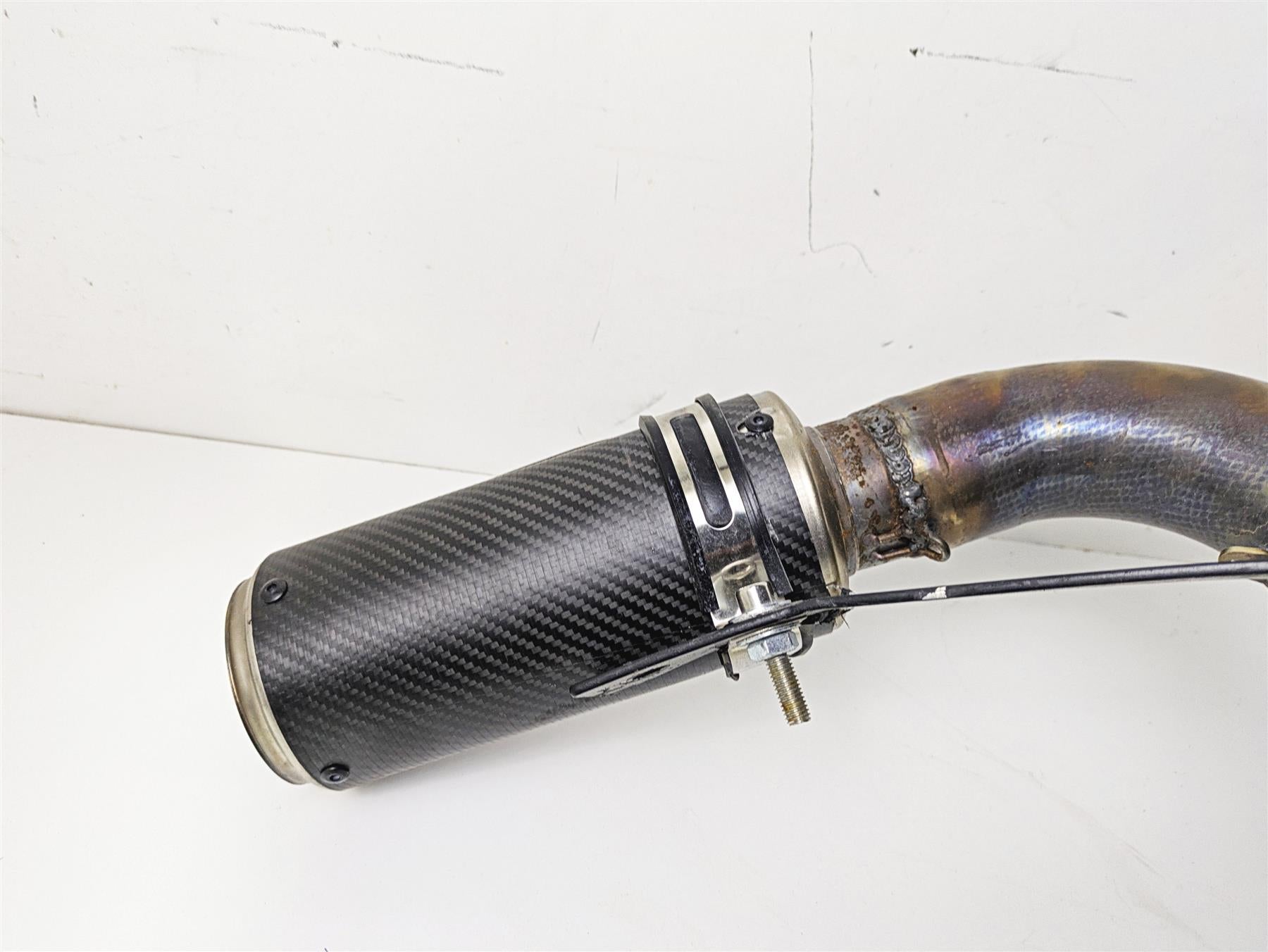 2010 Ducati Streetfighter 1098 S Sc Project Modified Exhaust System Bent {{ shop.shopifyCountryName }} - Mototech271