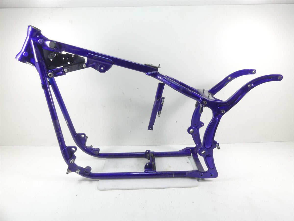 2004 Harley Softail FXSTD SE CVO Deuce Straight Blue Frame Chassis With Texas Salvage Title 46966-04BKO {{ shop.shopifyCountryName }} - Mototech271