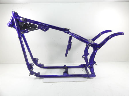 2004 Harley Softail FXSTD SE CVO Deuce Straight Blue Frame Chassis With Texas Salvage Title 46966-04BKO {{ shop.shopifyCountryName }} - Mototech271