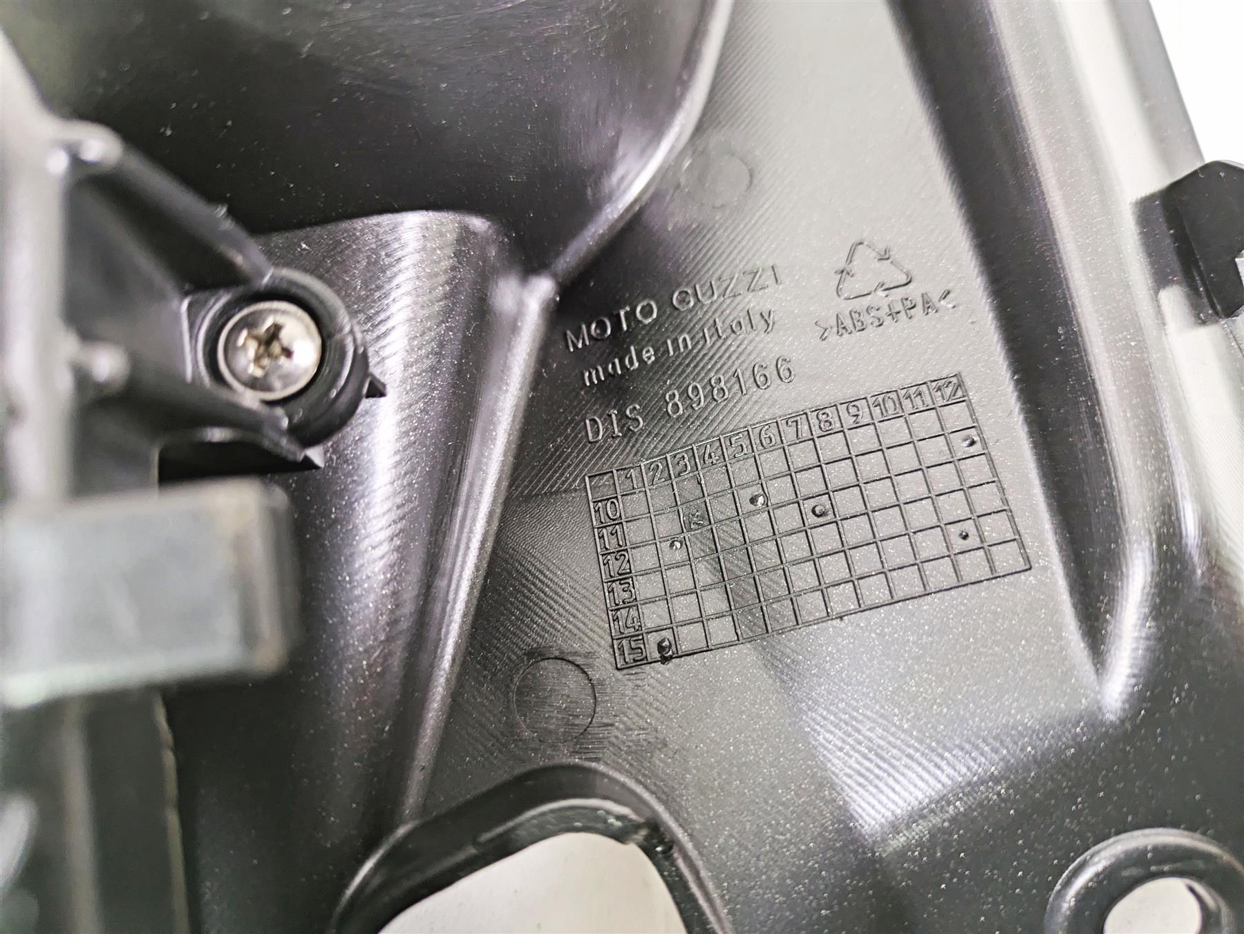 2016 Moto Guzzi Stelvio 1200 8V NTX Inner Dash Gauge Panel Cover 898166 {{ shop.shopifyCountryName }} - Mototech271