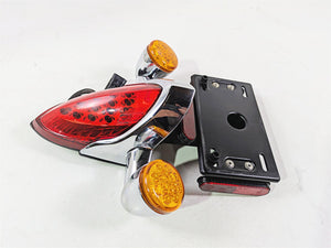 2017 Indian Chieftain Limited Taillight Blinker Plate Holder Set Chrome 5138445