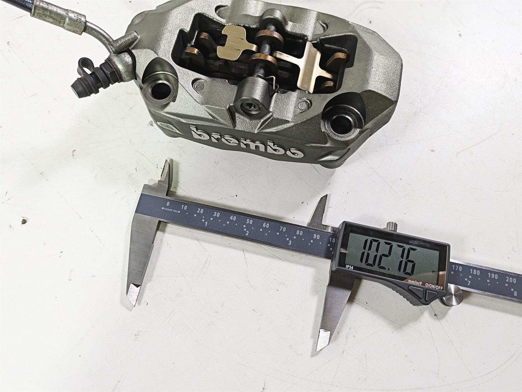 2018 Ducati Hypermotard 939 SP Brembo Front Brake Caliper 100mm 61041291C {{ shop.shopifyCountryName }} - Mototech271