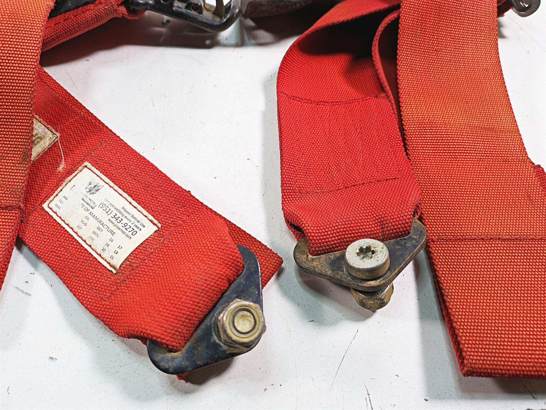 2019 Polaris RZR XP 1000 EPS ProArmor 4-Point 2" Harness Seat Belt Set A114220RD {{ shop.shopifyCountryName }} - Mototech271