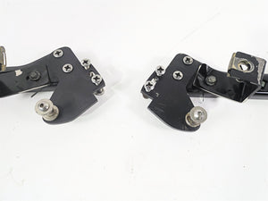 2001 Harley Touring FLHX Street Glide Rear Black Saddle Bag Rack Support Set