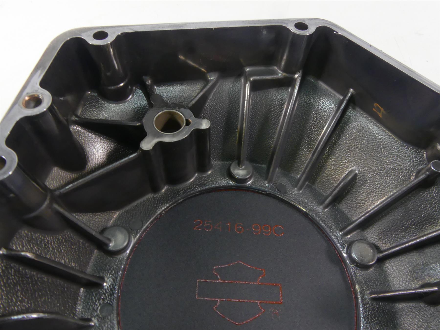 2004 Harley Softail FLSTFI Fat Boy Outer Primary Drive Clutch Cover 60506-99 {{ shop.shopifyCountryName }} - Mototech271