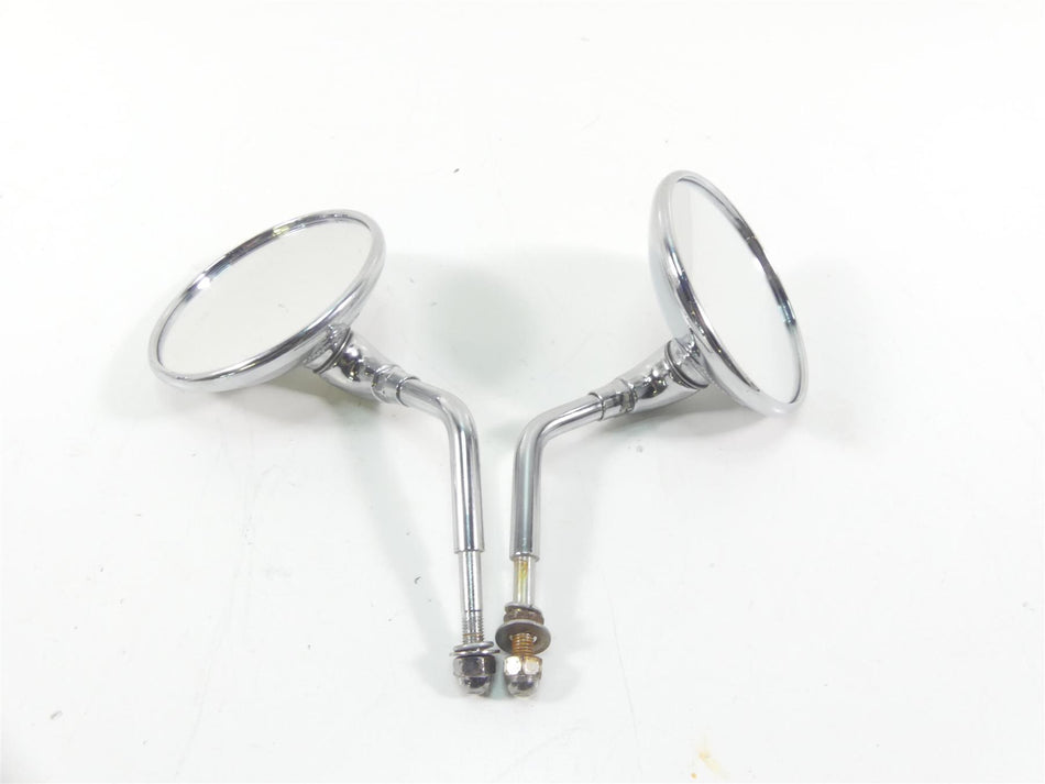 2002 Triumph Bonneville America Round Rear View Mirror Set T2066682 {{ shop.shopifyCountryName }} - Mototech271