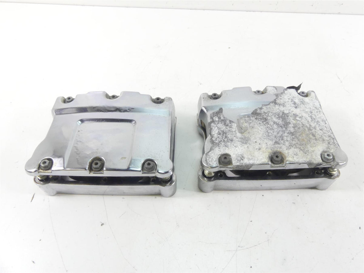 2002 Harley Softail FXSTDI Deuce Chrome Rocker Arm Box Cover Set 17543-99 {{ shop.shopifyCountryName }} - Mototech271
