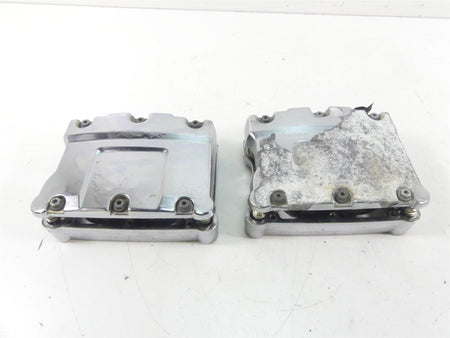 2002 Harley Softail FXSTDI Deuce Chrome Rocker Arm Box Cover Set 17543-99 {{ shop.shopifyCountryName }} - Mototech271