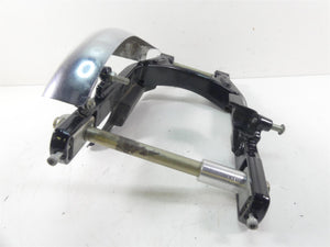 2009 Harley FXDF Dyna Fat Bob Rear Swingarm & Belt Guards & 25mm Axle 47820-06 | Mototech271