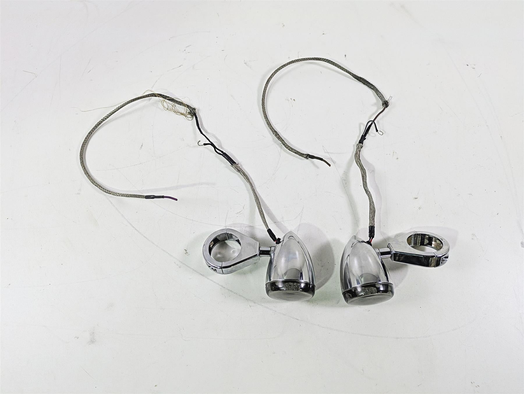 2002 Big Dog Pitbull Front Blinker Turn Signal Set Led BDM130-00794