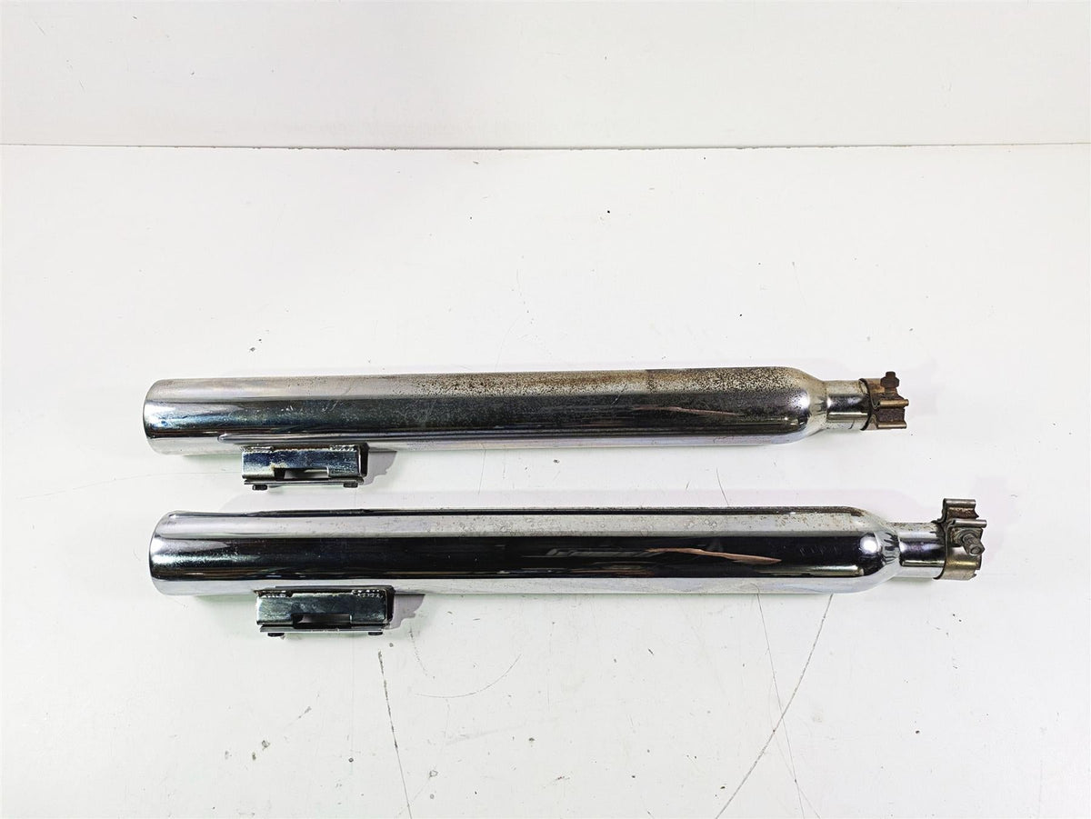 2008 Harley Touring FLHTP Electra Glide Straight Slip On Exhaust Muffler 3" Set {{ shop.shopifyCountryName }} - Mototech271