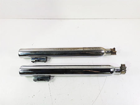 2008 Harley Touring FLHTP Electra Glide Straight Slip On Exhaust Muffler 3" Set {{ shop.shopifyCountryName }} - Mototech271