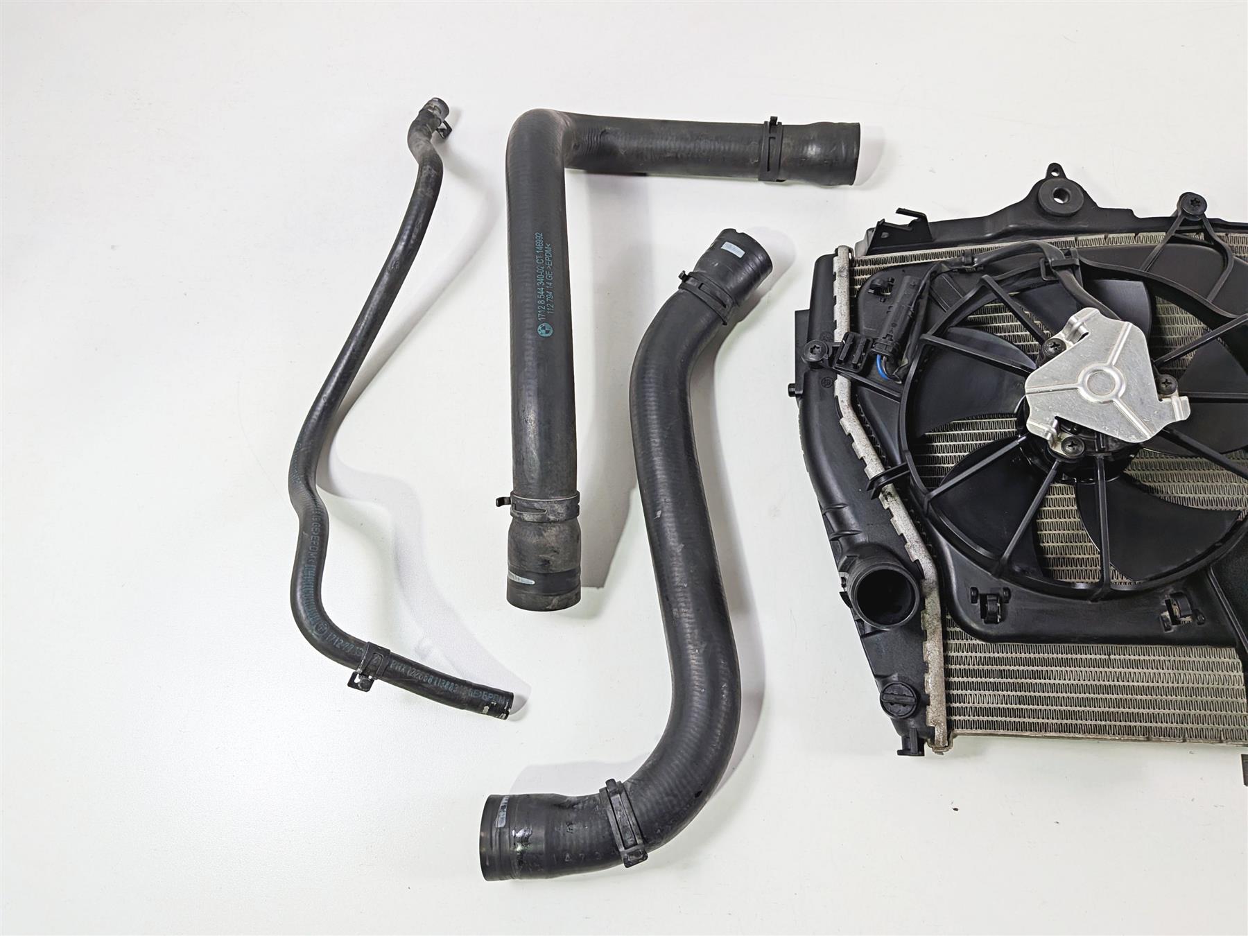 2016 BMW S1000XR K49 Radiator Fan Hoses Reservoir -No Leaks 17118551544-Mototech271