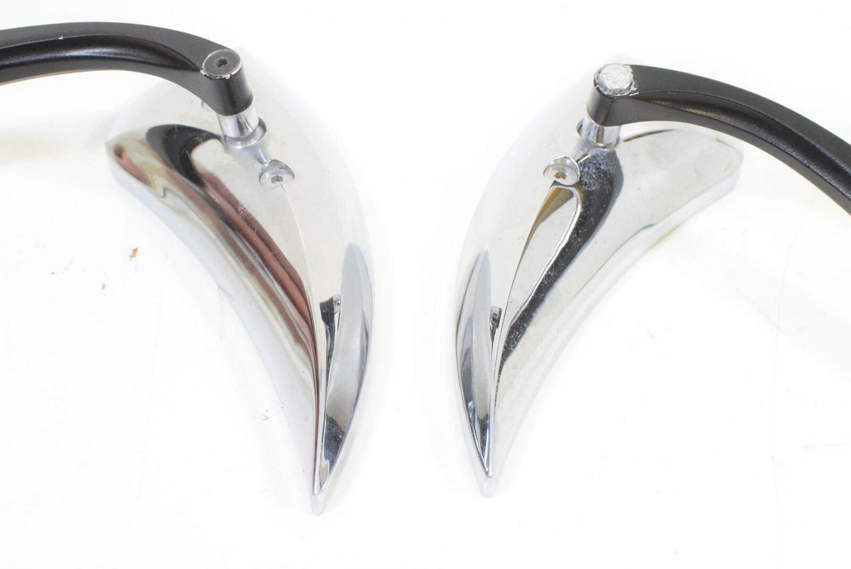 2004 Harley VRSCB V-Rod Aftermarket Teardrop-Shaped Rearview Mirror Set L & R {{ shop.shopifyCountryName }} - Mototech271