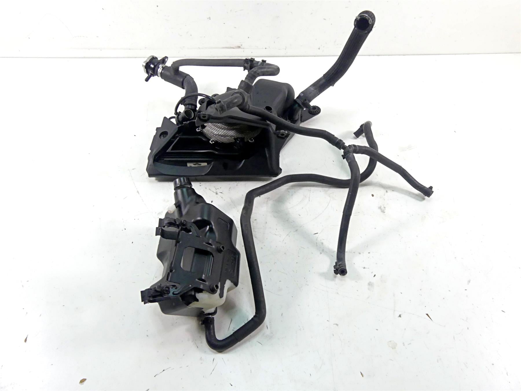 2013 Ducati Diavel Red Right Radiator Fan Reservoir Set - No Leaks 54840881B {{ shop.shopifyCountryName }} - Mototech271