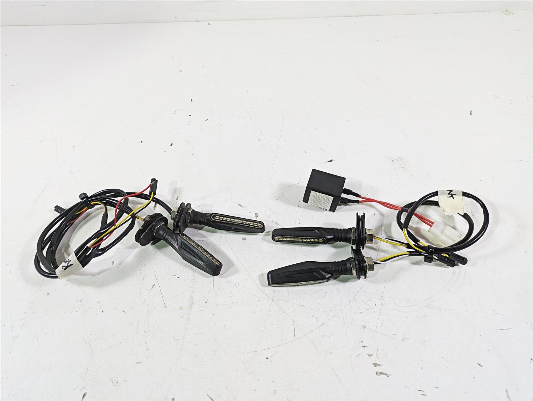 Universal Motorcycle Led Front Rear Blinker Turn Signal Set {{ shop.shopifyCountryName }} - Mototech271