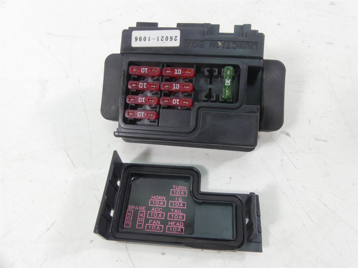 2001 Kawasaki ZX600J2 ZX6R Ninja Junction Fuse Control Module Box 26021-1096 {{ shop.shopifyCountryName }} - Mototech271