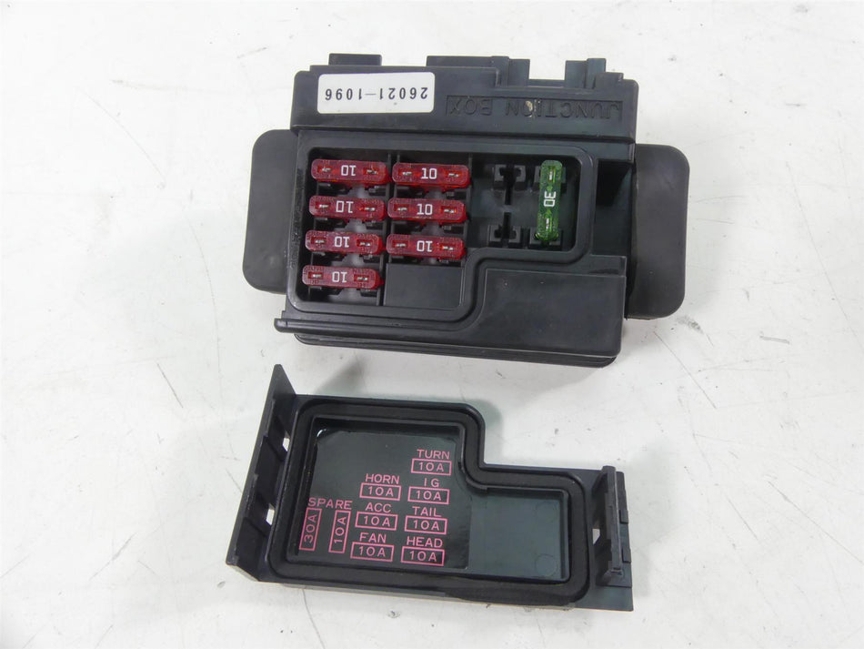 2001 Kawasaki ZX600J2 ZX6R Ninja Junction Fuse Control Module Box 26021-1096 {{ shop.shopifyCountryName }} - Mototech271