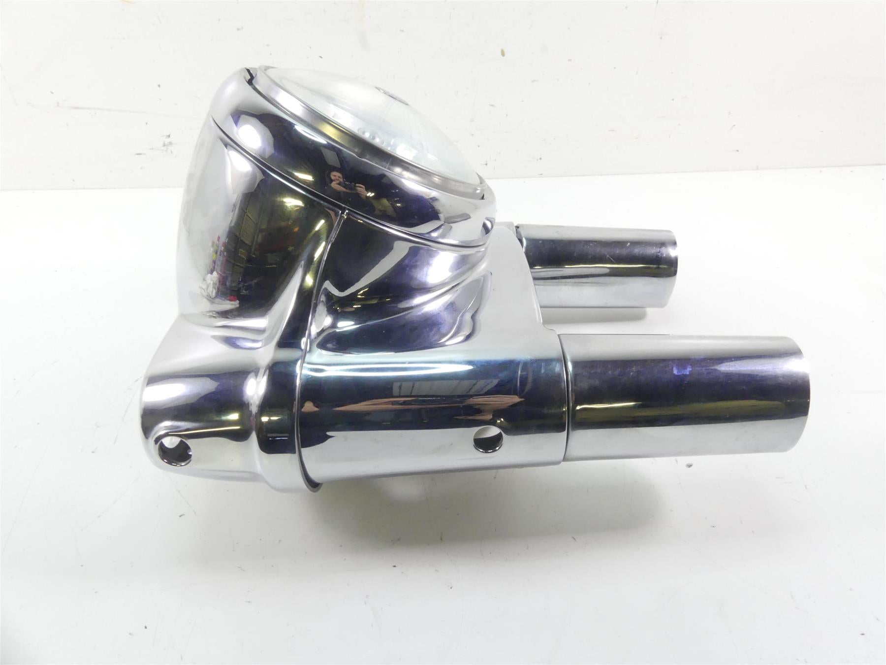 2015 Harley FLD Dyna Switchback Headlight Nacelle Lamp Light Set - Read 61400078 {{ shop.shopifyCountryName }} - Mototech271