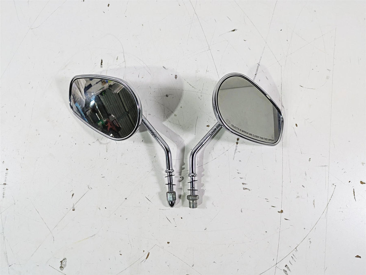 2015 Harley FXDL Dyna Low Rider Chrome Rear View Mirror Set 91840-03B 91845-03B {{ shop.shopifyCountryName }} - Mototech271