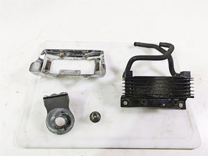 2011 Harley Touring FLHTCUSE CVO E-Glide Oil Cooler Flange Cover Lines 63083-11A | Mototech271