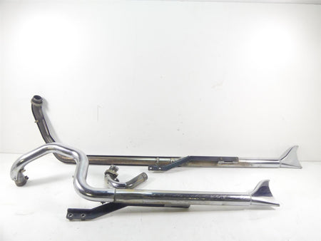 2005 Harley Softail FLSTSC Heritage Springer Samson Cholo Fishtail Exhaust 30" {{ shop.shopifyCountryName }} - Mototech271
