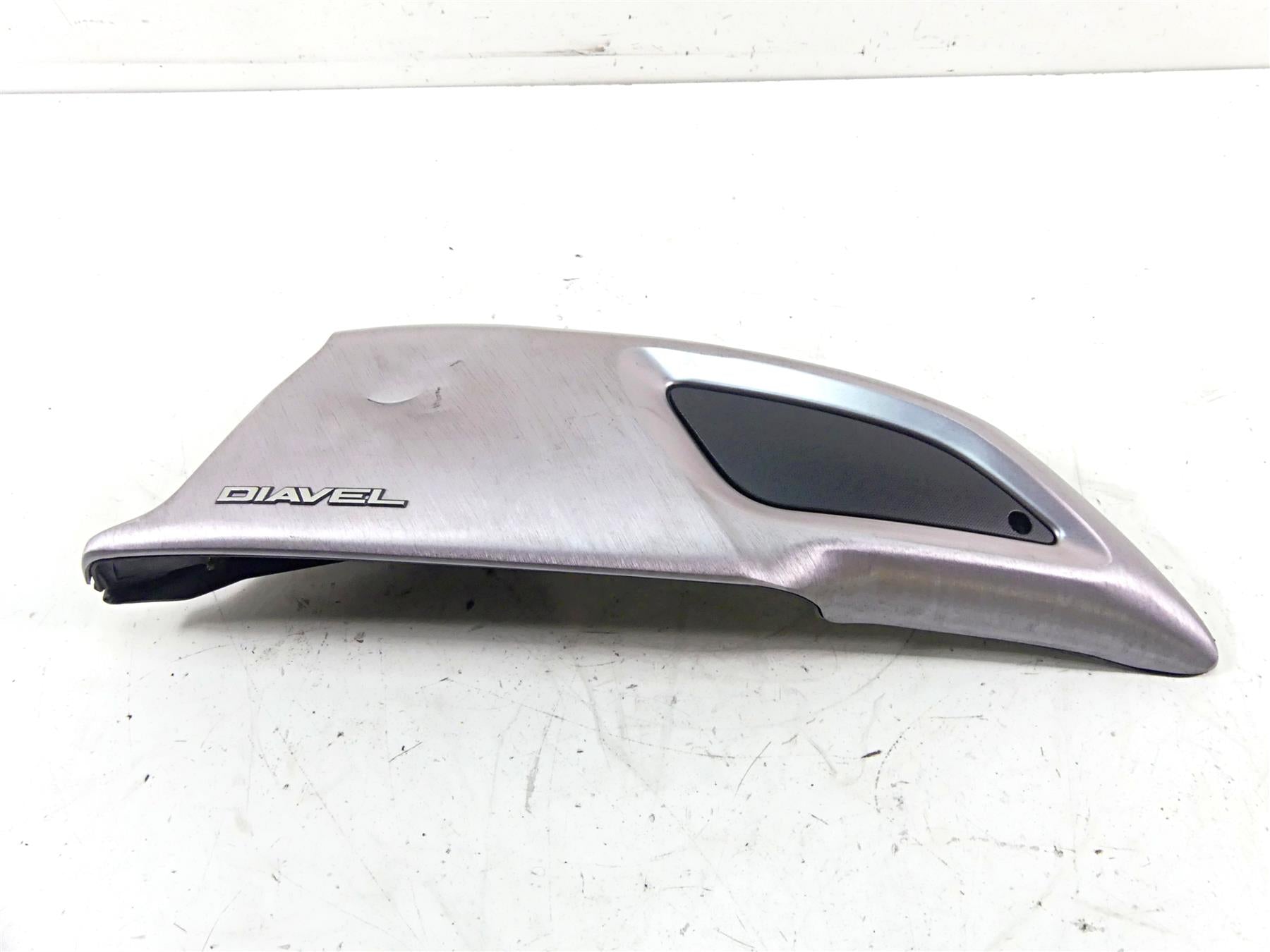 2013 Ducati Diavel Red Left Air Duct Scoop Cover Fairing Panel -Dent 48014973A {{ shop.shopifyCountryName }} - Mototech271