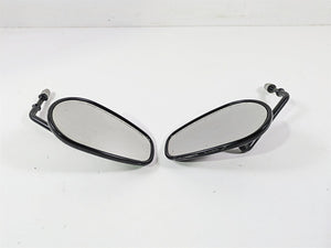 2014 Harley FXDF Dyna Fat Bob Rear View Mirror Set Black 91909-03B 91910-03B