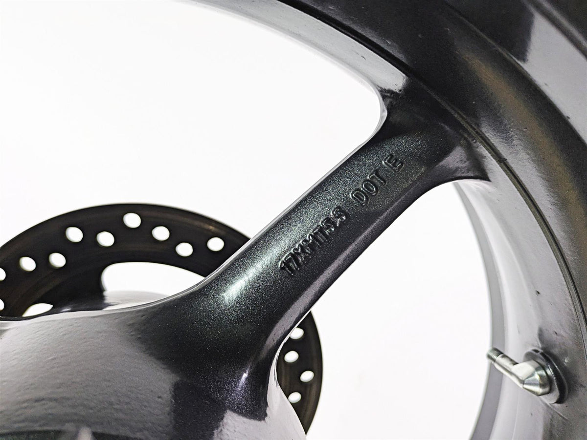 2012 Triumph Daytona 675 17x5.5 Rear Wheel Rim Graphite T2010842 {{ shop.shopifyCountryName }} - Mototech271