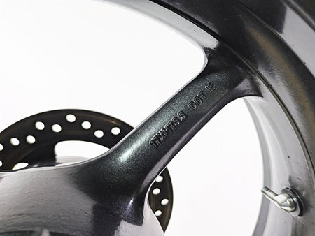 2012 Triumph Daytona 675 17x5.5 Rear Wheel Rim Graphite T2010842 {{ shop.shopifyCountryName }} - Mototech271